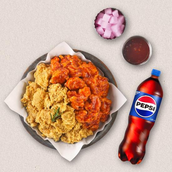 순살후라이드반양념반+콜라1.25L