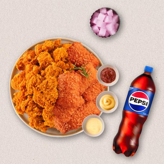치치반반(HOT)(치토스순살반+치필링HOT반)+콜라1.25