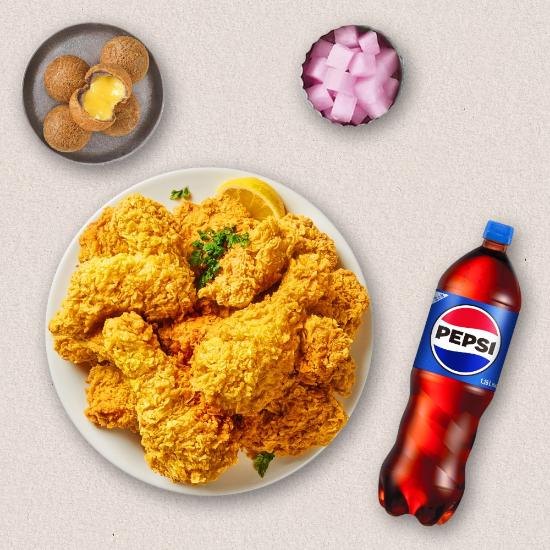 후라이드+더블치즈볼+콜라1.25L