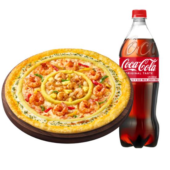 더블 쉬림프 크런치 리치골드L + 콜라 1.25L