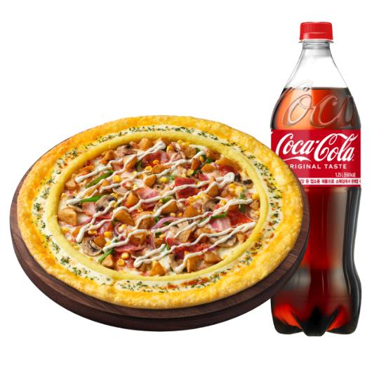 베이컨포테이토 리치골드L + 콜라 1.25L