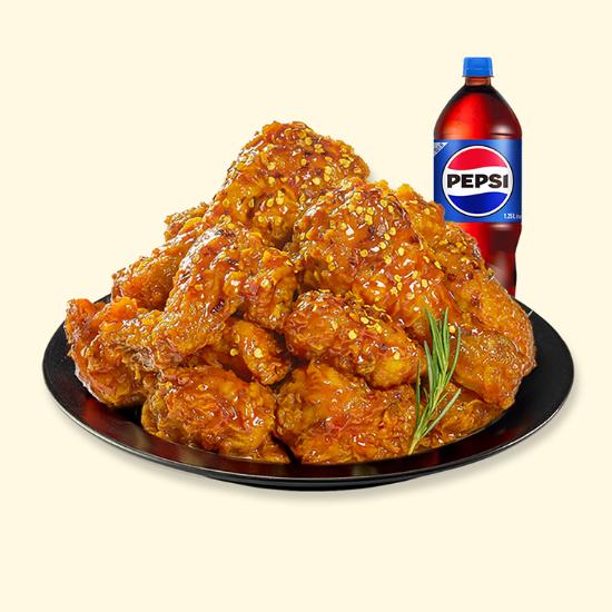 왓더핫치킨+콜라1.25L