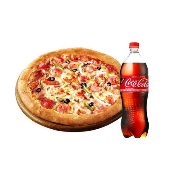 슈퍼디럭스 치즈엣지 L + 콜라 1.25L