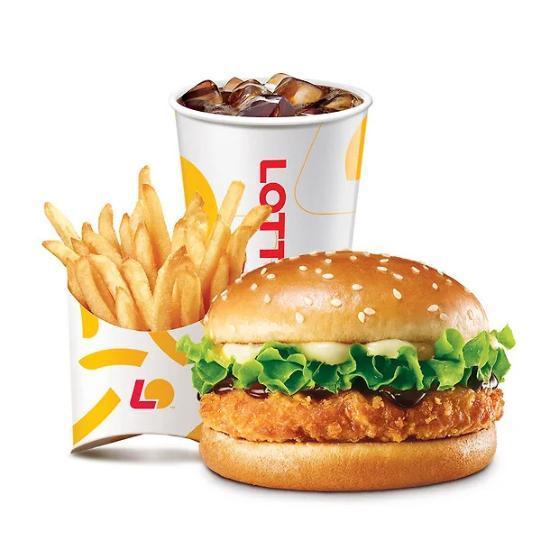 치킨버거 세트