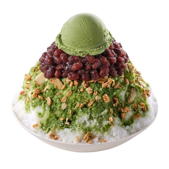말차 오트 빙수