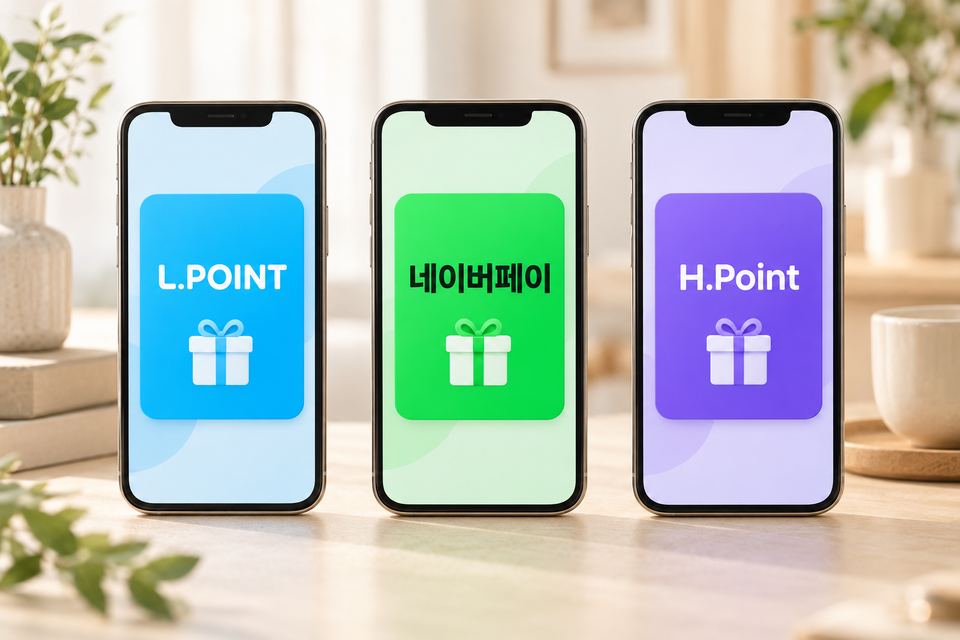 네이버페이 / H.Point / L.POINT